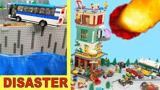 LEGO Disaster ACTION Movie - Meteors - Quicksands - Flood - PURE ACTION