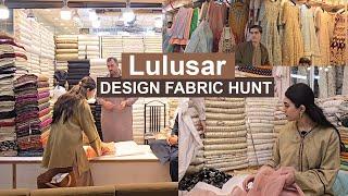 Lulusar Viral Design Hunt: Discovering Fabrics at Rabi Center!