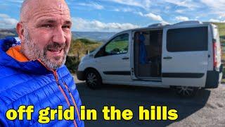 Relaxing in The Hills. Cooking, Walking and Waffling. UK Van Life