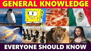 General Knowledge Trivia Quiz!  | 101 Questions EVERYONE Should Know! (Part 2)