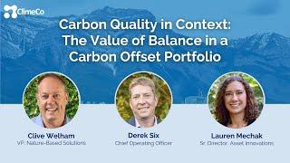 The Value of Balance in a Carbon Offset Portfolio | ClimeCo