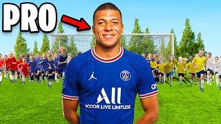 1 Pro Footballer vs. 100 Kids!