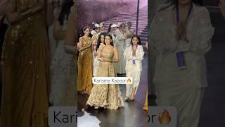 Karisma Kapoor slays the ramp at Lakme Fashion Week. #shorts