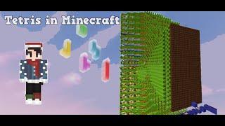 How I Built Tetris in Minecraft using Redstone (Bedrock Edition)