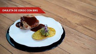 Chuleta de cerdo con BB-Q, una receta deliciosa y práctica ideal para compartir. ¡Te encantará!