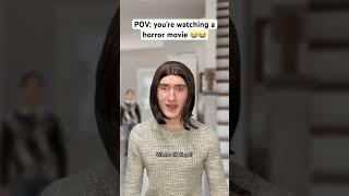 Horror movie trailers be like #shorts #funny #comedy