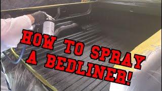 How to spray a bedliner