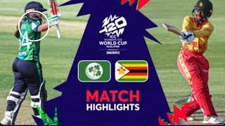 Ireland vs Zimbabwe | Ireland vs Zimbabwe  Today Match highlights |