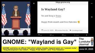 GNOME: "Wayland is Gay"