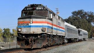 Amtrak F40PH 281 Locomotive Runs Again