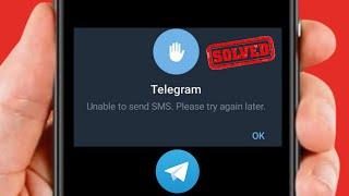 Telegram Unable to Send SMS Please Try Again Later / Fix