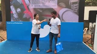 Goga Kore at Mood Indigo on waste management | Mood Indigo | IIT Mumbai | Twitter India | MI2k19