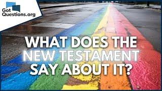 What does the New Testament say about homosexuality? |  GotQuestions.org