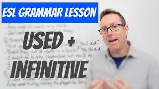 English lesson B1 - Used + infinitive (Used to...) - Gramática inglesa