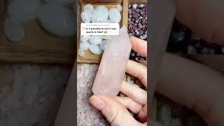 how to check Rose Quartz real or fake ! #shorts