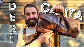 DERİ ÇANTA YAPTIM! | İLK ÇANTA DENEYİMİM NASIL OLMUŞ?