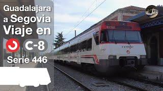 Desde Guadalajara hasta Segovia, en serie 446 | Cercanías Madrid C-8