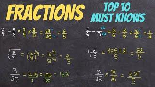 Everything to know about FRACTIONS in 30 minutes!