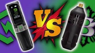 Tattoo Machine Battle  - Critical Torque 5.0 Vs. Bishop Wand Liner