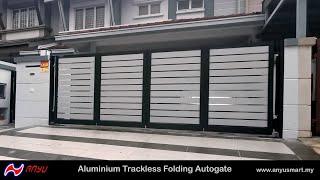 An Yu Aluminium Trackless Folding Autogate | Au Yu Smart Gate