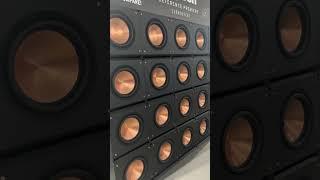 Need more bass? Klipsch Subwoofer wall @ High End Munich