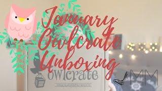 January Owlcrate Unboxing | Megs Musings