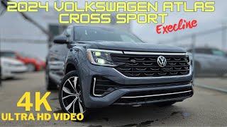 2024 Volkswagen Atlas Cross Sport Execline- Ultimate Luxury SUV- Walk-around video by Manik