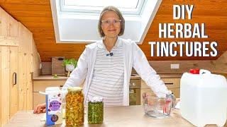 DIY Herbal Tinctures NO ALCOHOL #herbaltincture #herbalextracts #herbalremedies