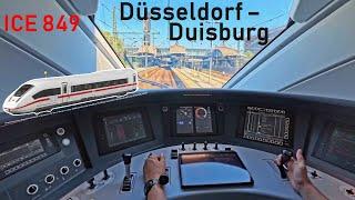 Endlich ICE 4! | ICE 849 Düsseldorf Abstellbf - Duisburg Hbf | ICE-Führerstandsmitfahrt