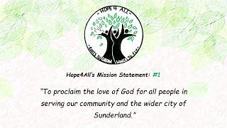 Welcome to Hope4All! Sunderland's Newest Community Project.