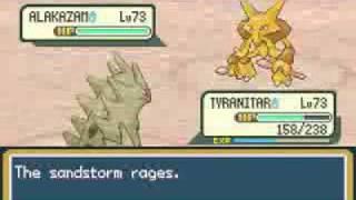 pokemon fire red - pokemon league - CHAMPION GARY