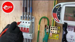 EXTERNAL EARTH FAULT LOOP IMPEDANCE - 3 PHASE SUPPLY - AM2S/E