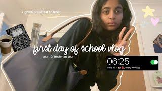 first day of SCHOOL vlog ️ year 10/freshman year (british school GRWM!!)