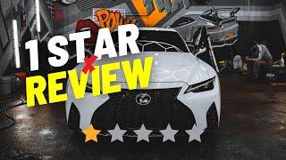 Angry Detailing Customer Gives Us A 1-Star Review on Google - Detailing Beyond Limits