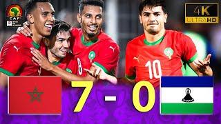 Ibrahim Diaz Hat-Trick Leads Morocco to a Stunning 7-0 Victory Over Lesotho!