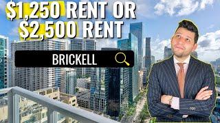 What $2,500 Rent gets YOU in Brickell | Miami Apartments tour