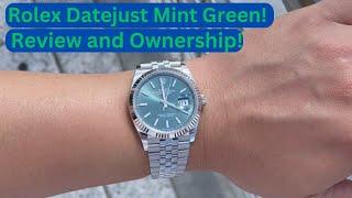 Rolex Datejust "126234" Mint Green Dial! Review and Ownership!