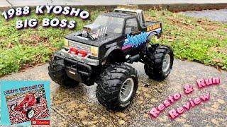 1988 KYOSHO BIG BOSS RC MONSTER TRUCK RESTO/RUN REVIEW