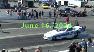 Don Maynor in the Harris Brothers Funny Car at Alaska Raceway Park