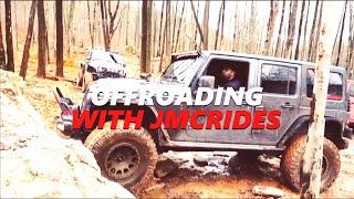 Off roading with JMC rides we almost got stuck!