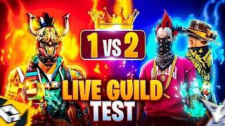  FREE FIRE LIVE GUILD TEST 1 V 1,1 V 2 ZINC GAMINGDAY - 39 #freefirelive #freefire