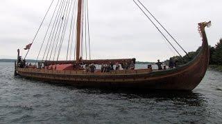 World's Largest Viking Ship, "Draken Harald Hårfagre' Spent Weekend in Brockville