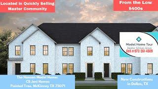 CB Jeni Homes Hansen Model Home - Painted Tree, McKinney TX | New Townhomes Selling Fast #TXRealtor