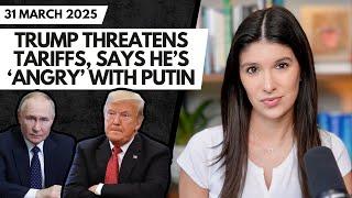 Trump Threatens Tariffs on Russian Oil, Lashes Out at Putin Over Zelensky's Legitimacy