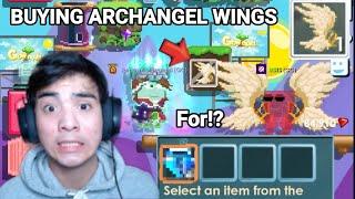 BUYING Archangel Wings In Dropped In WORLD FOR!? (SO CHEAP) - Growtopia