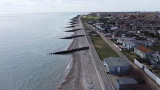 selsey seafront west sussex from above