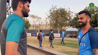 Shaheen Afridi's Conversation with Virat Kohli in Dubai | #AsiaCup2022 | PCB | MA2L