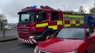 South Wales Fire & Rescue Driver Training Pump Responding