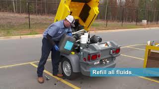 How To Service the XAS 110 Small Diesel Air Compressor | Atlas Copco Power Technique USA 