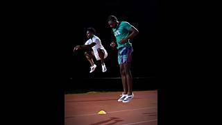 Speed Vs Noah Lyles  #ishowspeed #noahlyles #track #edit @IShowSpeed